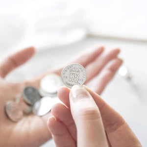80th Birthday 1943 Sixpence Coin Bangle Bracelet