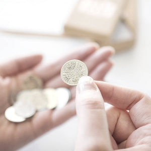 80th Birthday 1943 Sixpence Coin Money Clip
