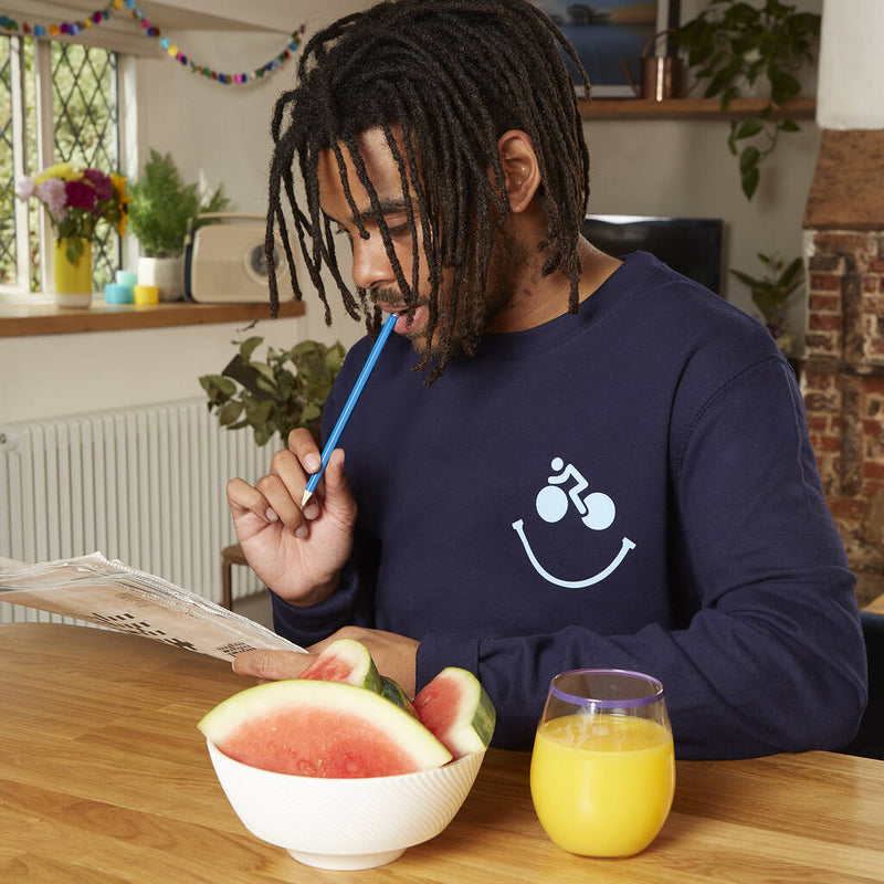 Smiley Bike Unisex Sweatshirt