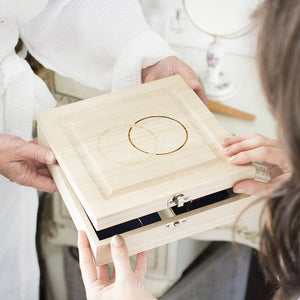 Something Old Something New' Two Rings Wedding Box