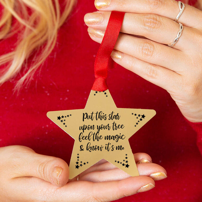 Star Remembrance Christmas Decoration Bauble