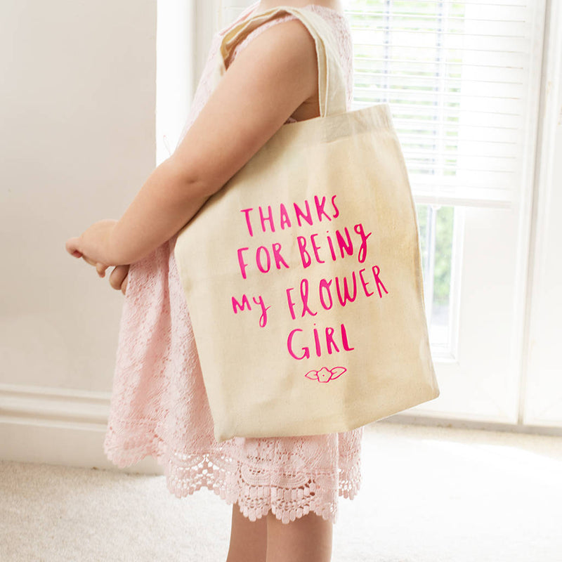Thank You For Being My Flower Girl Mini Tote Bag