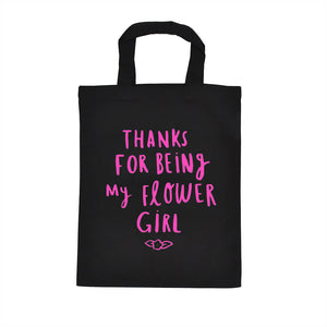 Thank You For Being My Flower Girl Mini Tote Bag