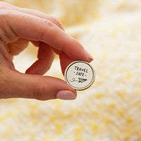 Travel Safe' Pocket Token Keepsake Keyring