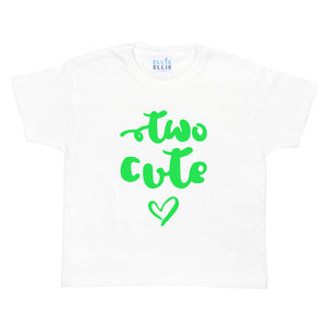 Two Cute' 2nd Birthday T-Shirt