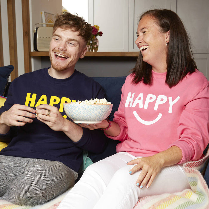 Unisex Happy Face Sweatshirt