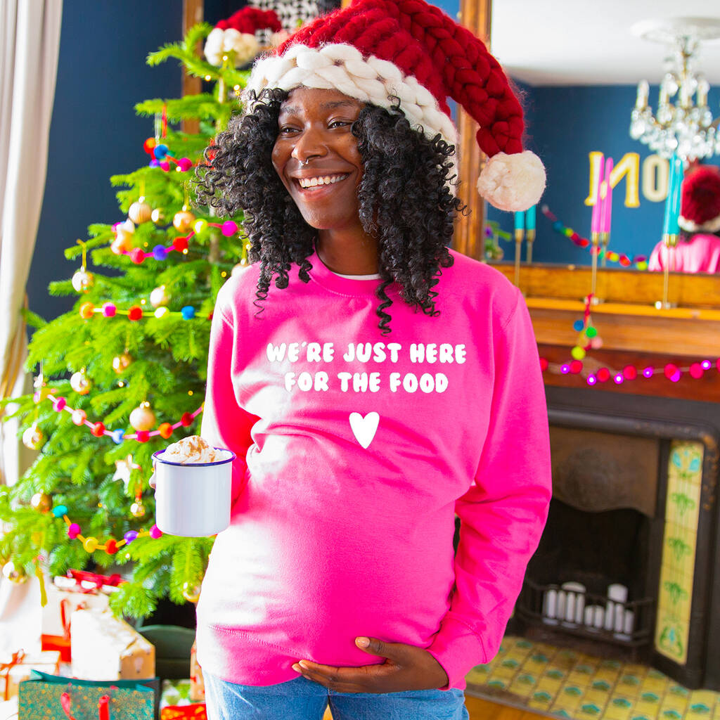 Funny maternity christmas sweater discount