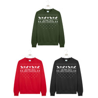 We Woof You A Merry Christmas Fair Isle Christmas Sweatshirt