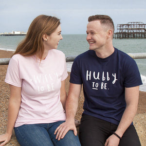 Wifey And Hubby To Be Engagement T-Shirt Set