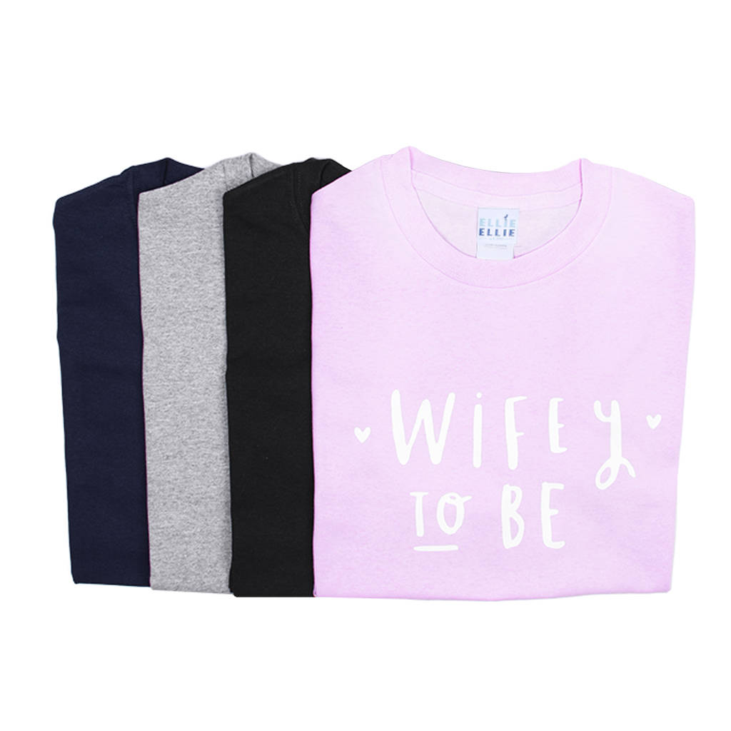 Wifey And Hubby To Be Engagement T-Shirt Set