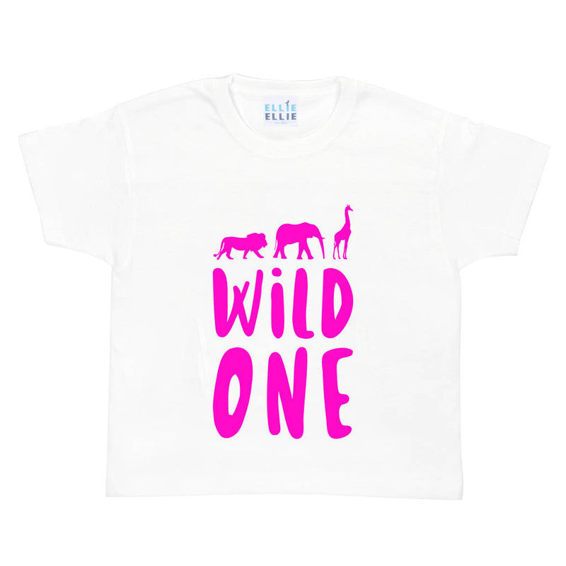 Wild One' Babies 1st Birthday T-Shirt / Baby Vest