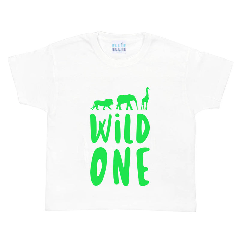 Wild One' Babies 1st Birthday T-Shirt / Baby Vest
