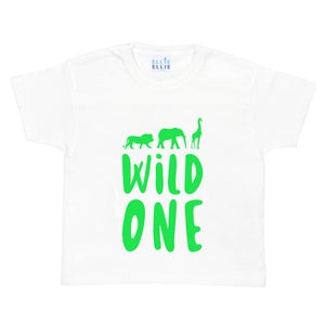 Wild One' Babies 1st Birthday T-Shirt / Baby Vest