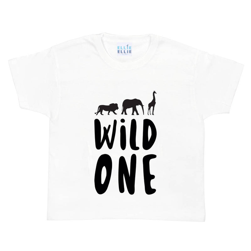 Wild One' Babies 1st Birthday T-Shirt / Baby Vest