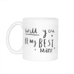 'Will You Be My Best Man' Mug