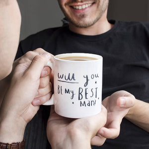 'Will You Be My Best Man' Mug