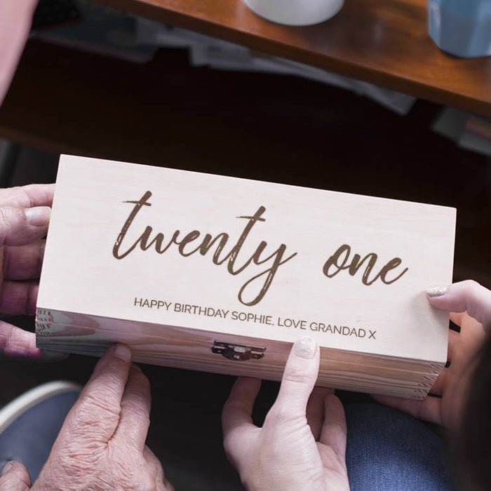 Written Birthday And Special Message Accessory Box