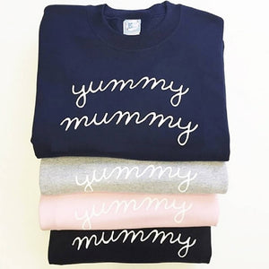 Yummy Mummy' Women Sweatshirt Jumper