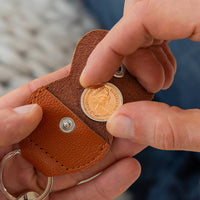Leather Pocket Keyring