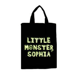 Personalised Little Monster Mini Tote Bag